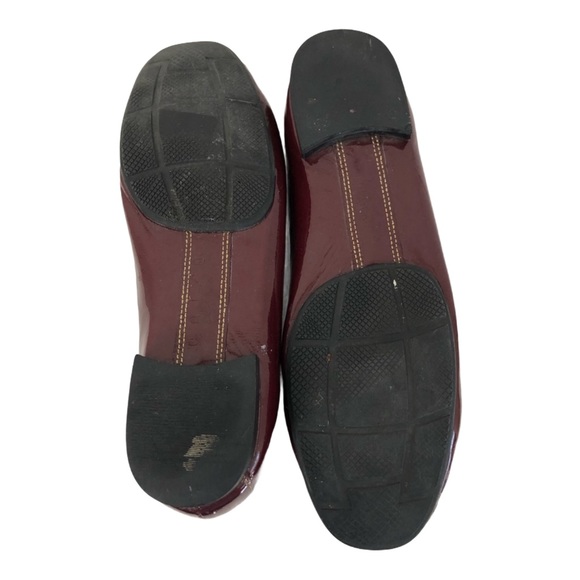 Genuine Leather Loafer Comfort Divided Sole Burgundy, size 7 like new Classic - Picture 2 of 5